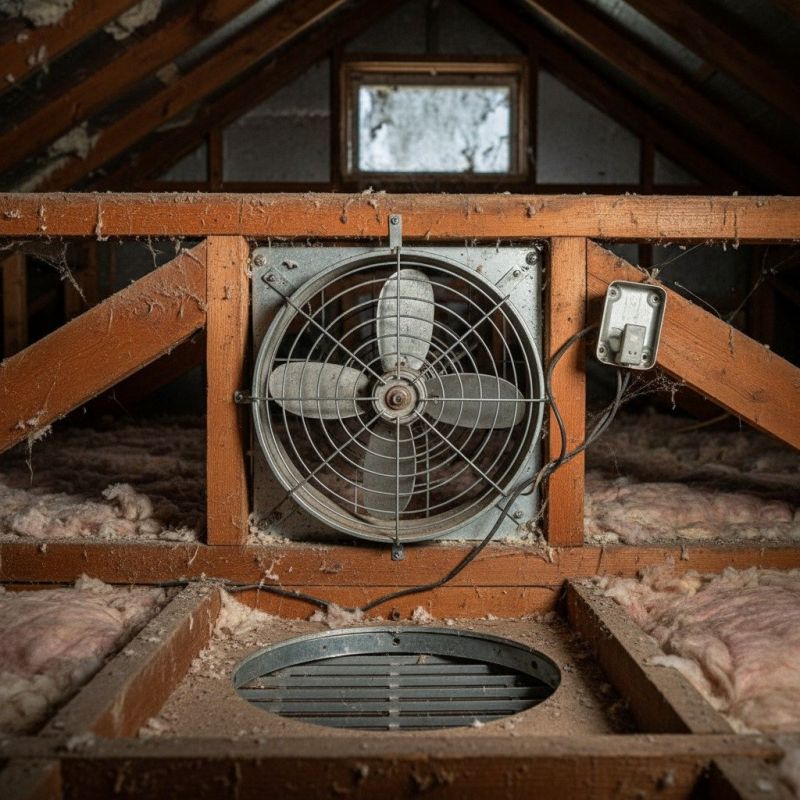 Attic Fan Installation